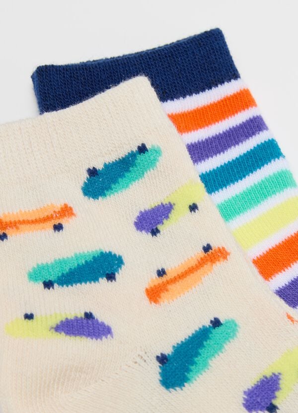 Ovs Tripack Calze Con Disegno Coccodrillo Skater