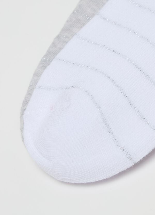 Ovs Tripack Calze Corte A Righe In Lurex