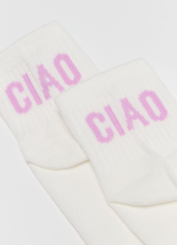 Ovs Tripack Calze Corte Bianche A Costine