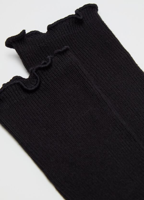 Ovs Tripack Calze Corte Con Profilo Arricciato