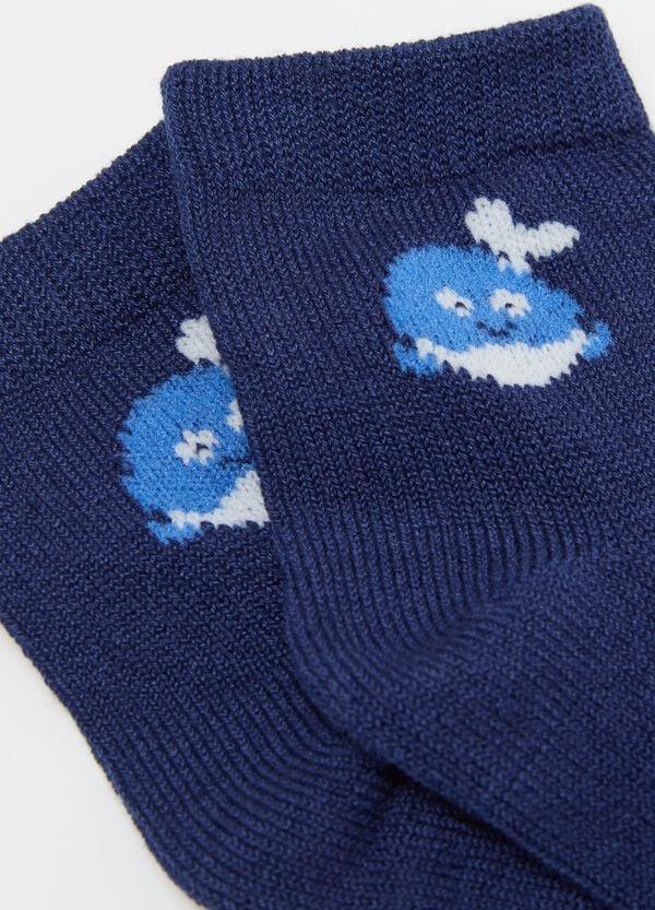 Ovs Tripack Calze Corte Disegno Righe E Balena