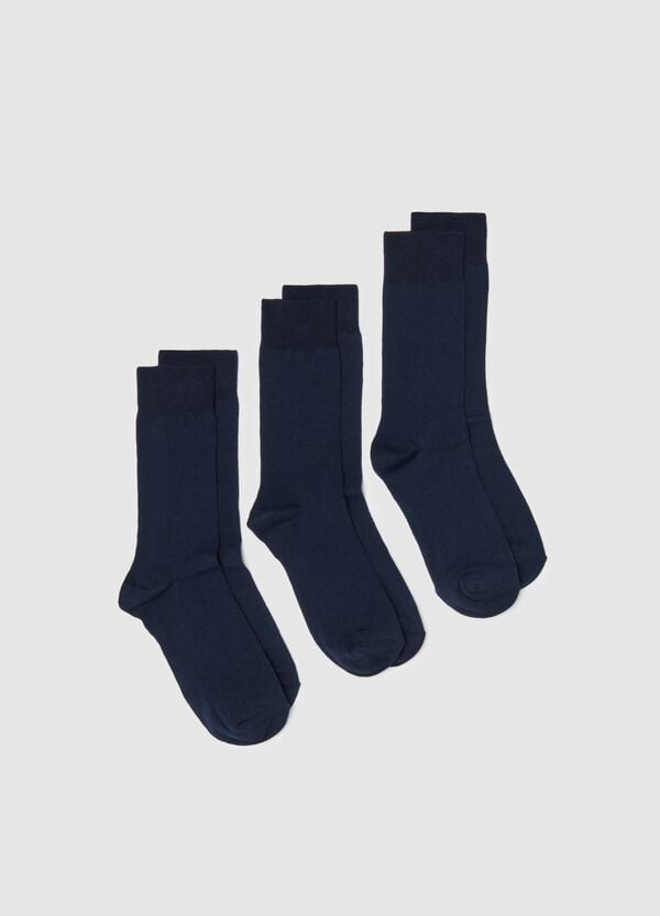 Ovs Tripack calze corte in cotone bio