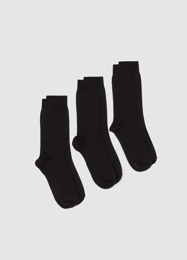 Ovs Tripack calze corte in cotone bio