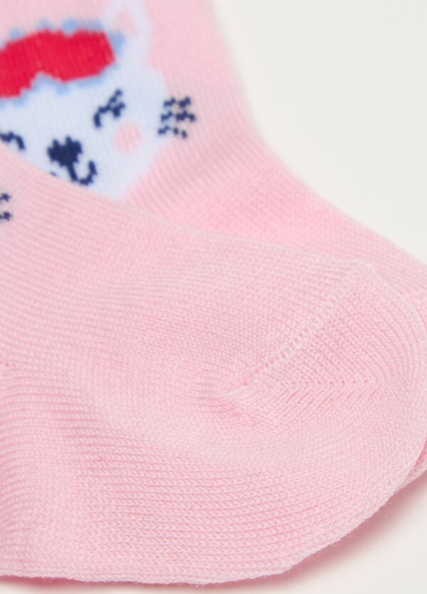 Ovs Tripack Calze Fantasia A Righe E Disegno Cuori