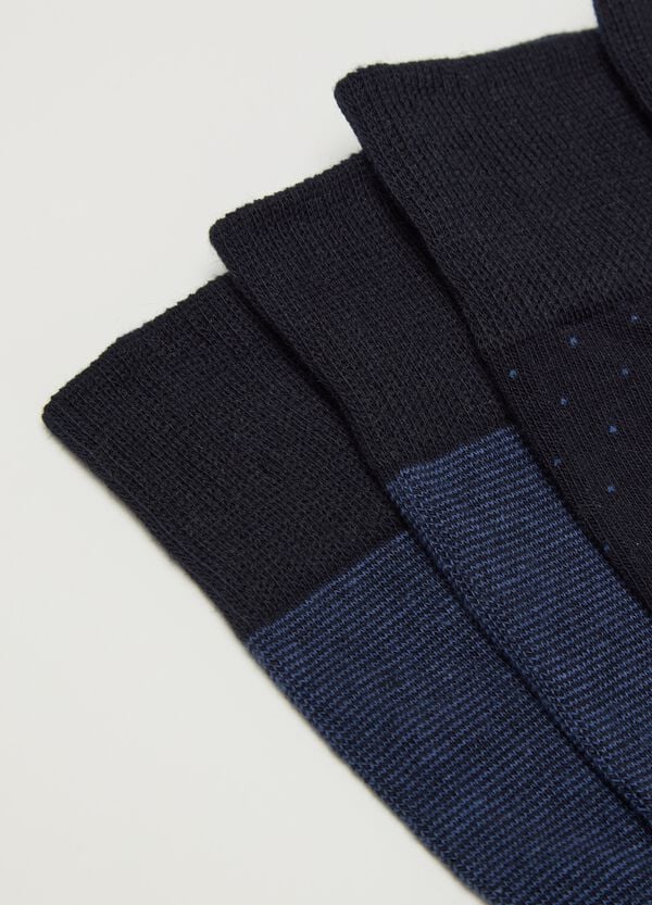 Ovs Tripack Calze Fantasia Micro Pois E Righe