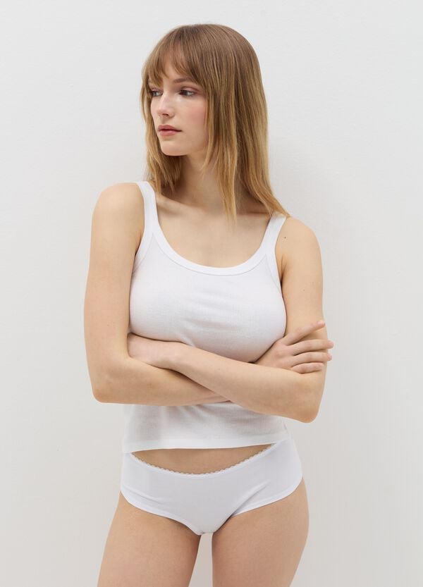 Ovs Tripack culotte con merletto