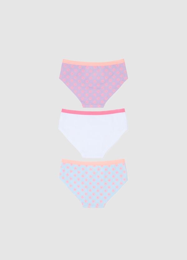 Ovs Tripack Culotte Con Stampa Cuori