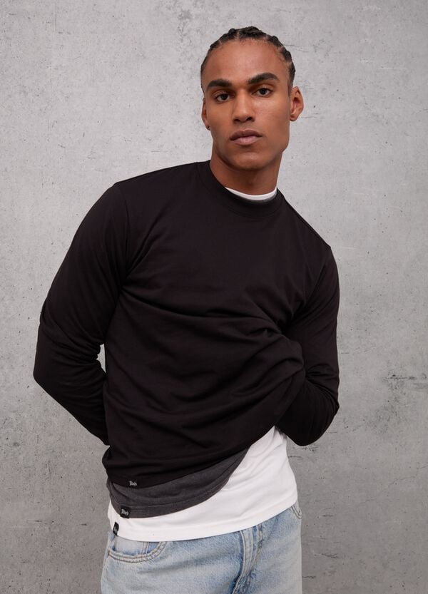 Ovs Tripack Everyday Longsleeve Regular Fit