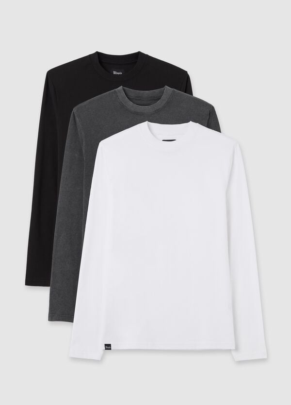Ovs Tripack Everyday Longsleeve Regular Fit