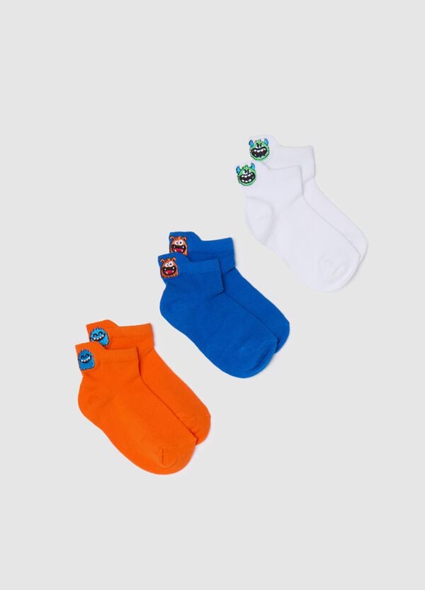 Ovs Tripack pariscarpa con ricamo mostriciattoli
