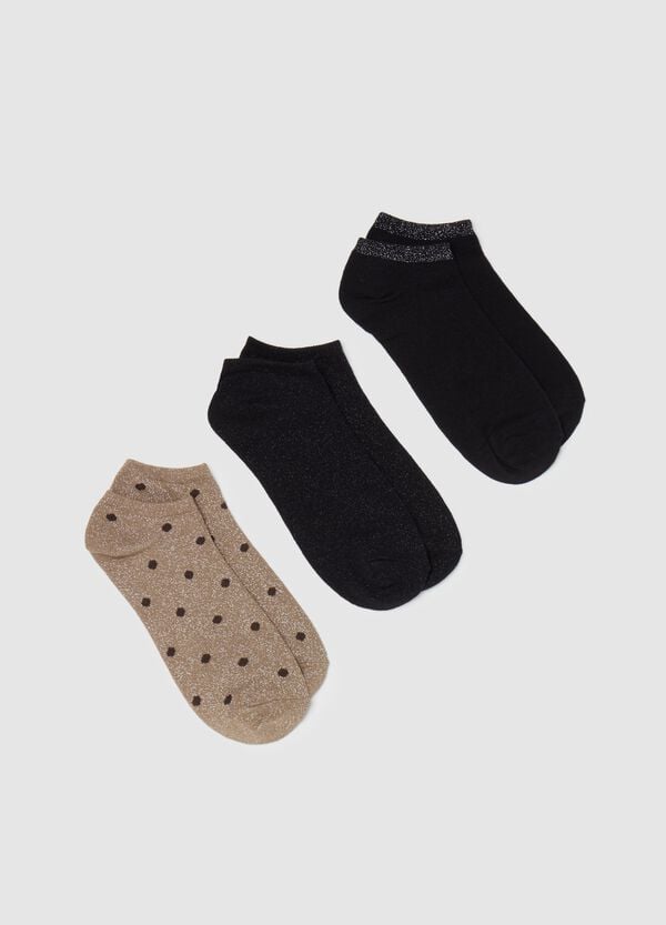 Ovs Tripack pariscarpa sneakers con lurex