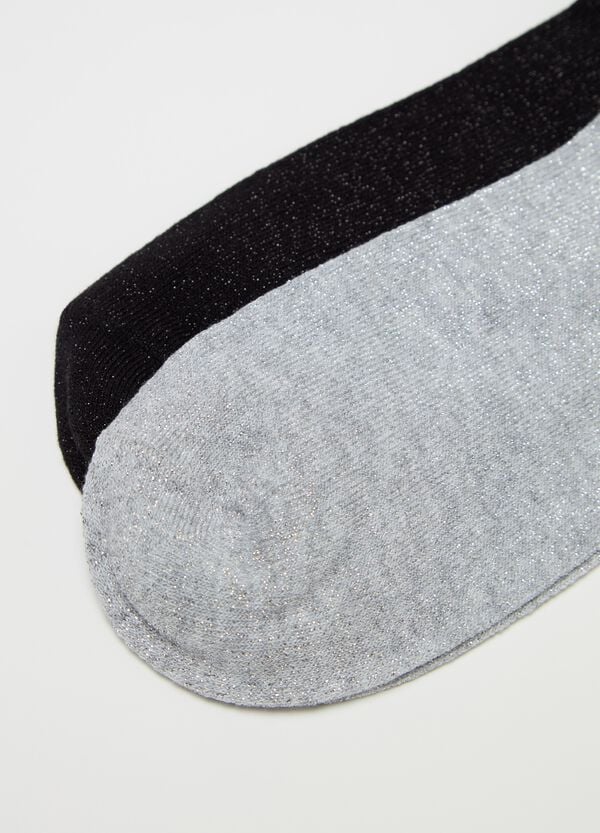 Ovs Tripack Pariscarpa Sneakers In Lurex