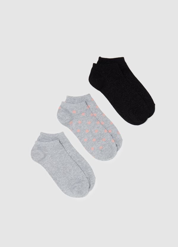 Ovs Tripack pariscarpa sneakers in lurex