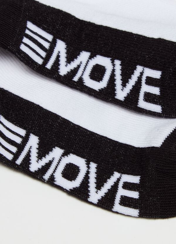 Ovs Tripack Pariscarpa Stretch Con Scritta "Move On"