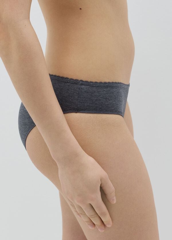 Ovs Tripack Slip Con Merletto