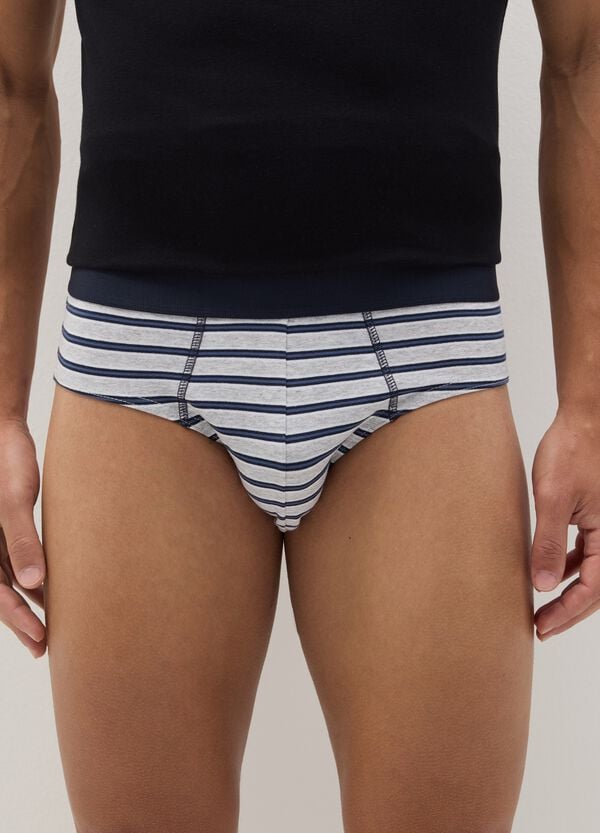 Ovs Tripack Slip In Cotone Bio Con Stampa