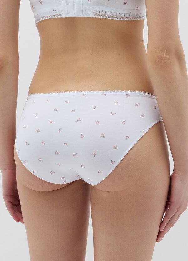 Ovs Tripack Slip In Cotone Stretch Con Stampa