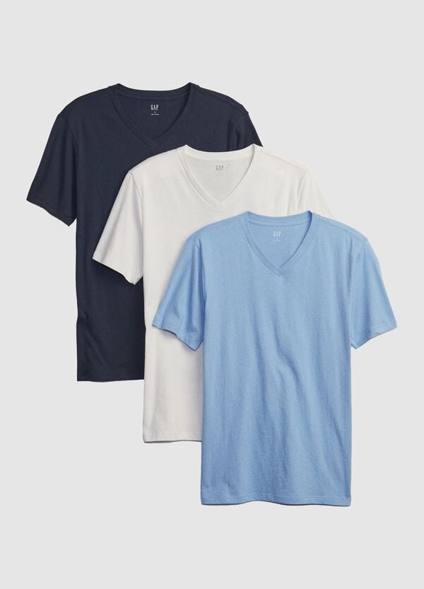Ovs Tripack t-shirt con scollo a V