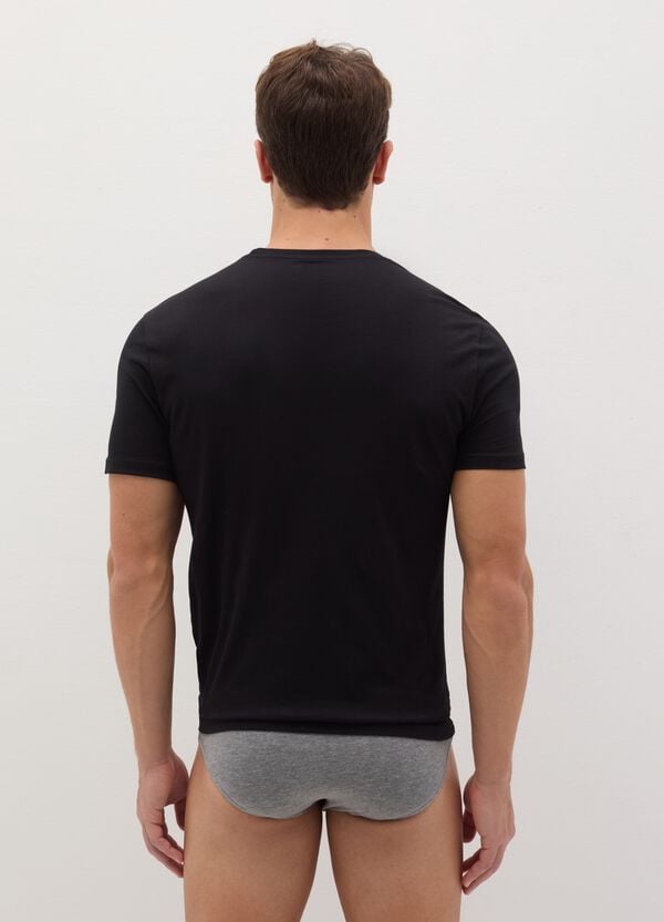 Ovs Tripack T-shirt Intime In Cotone Bio