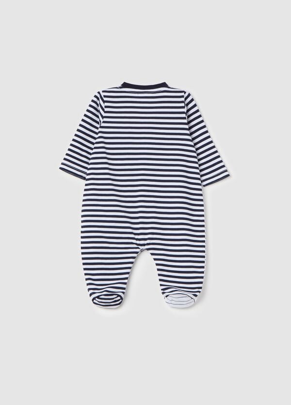 Ovs Tutina In Cotone A Righe Con Piedini