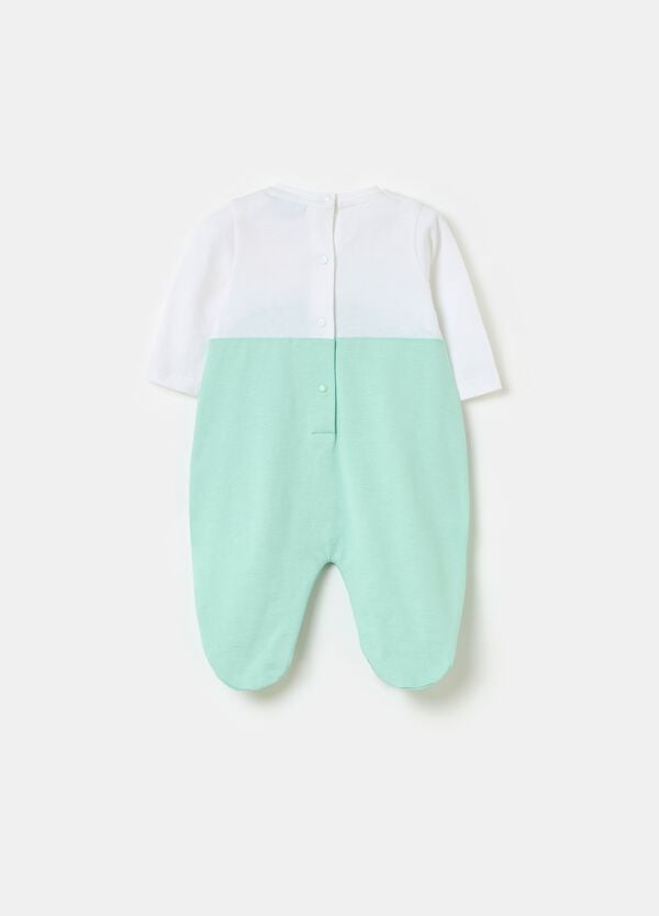 Ovs Tutina In Cotone Bio Con Piedini E Stampa