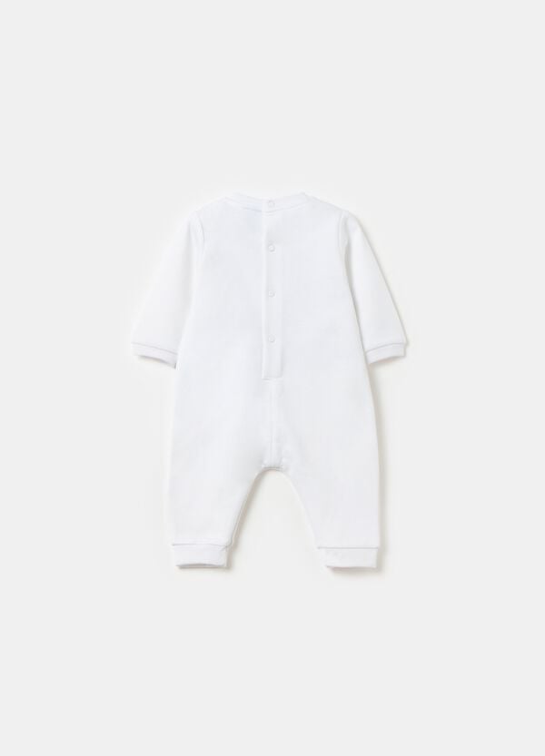 Ovs Tutina In Cotone Bio Ricamo Lucky E Tamburino