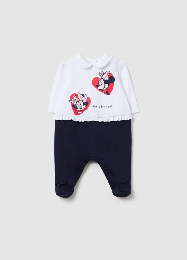 Ovs Tutina in cotone con piedini stampa Minnie