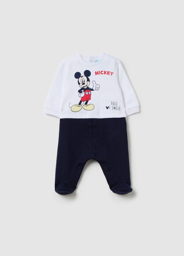 Ovs Tutina in cotone con piedini stampa Topolino
