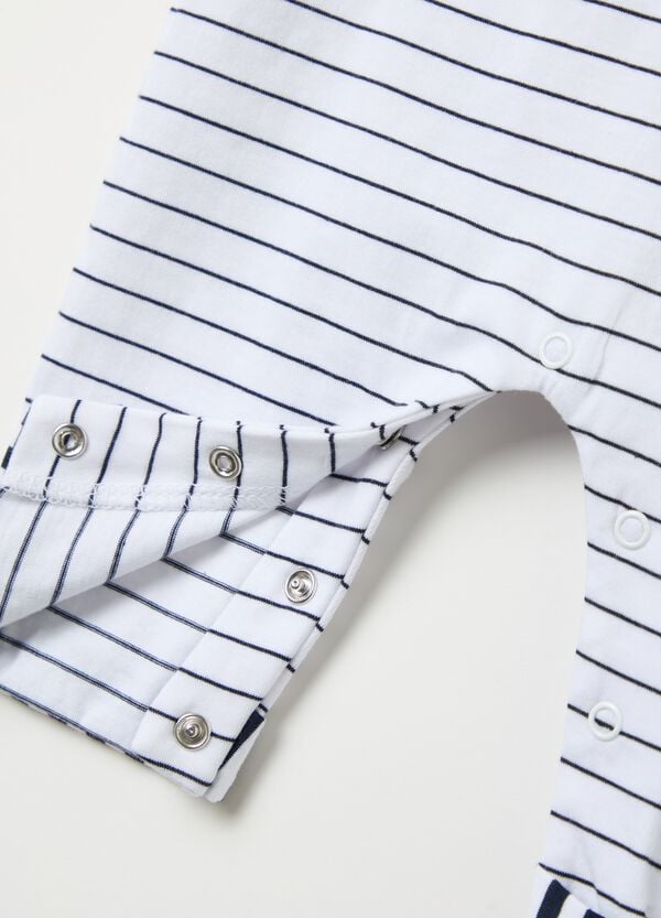 Ovs Tutina Stile Salopette In Cotone A Righe