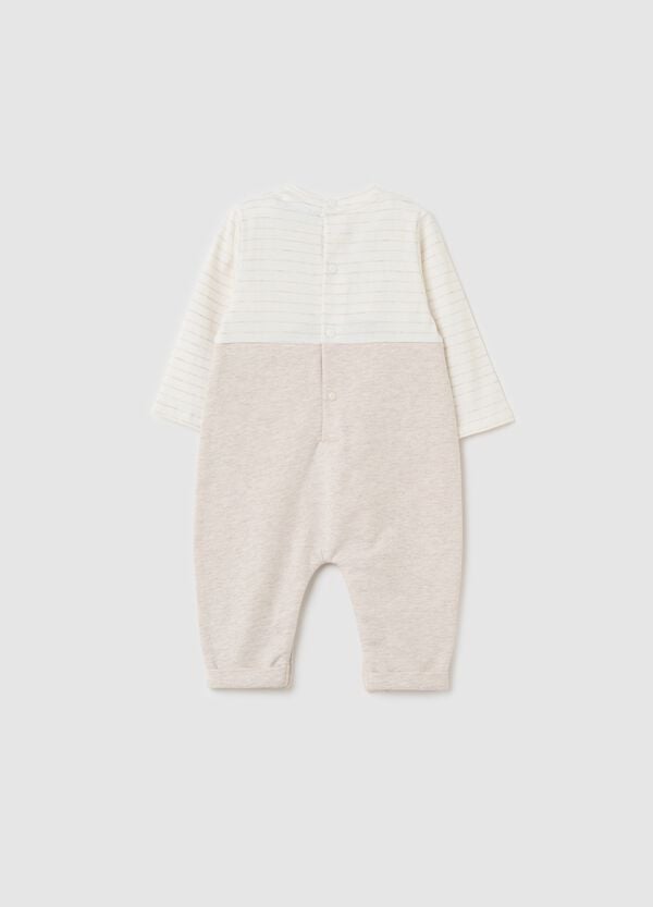 Ovs Tutina Stile Salopette In Cotone "Funny Puppy"