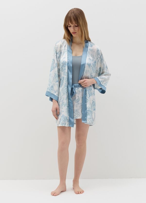 Ovs Vestaglia In Raso Satin Fantasia