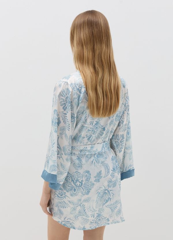 Ovs Vestaglia In Raso Satin Fantasia