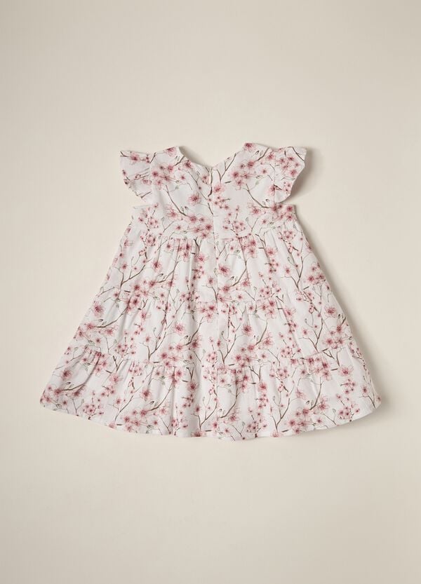Ovs Vestito A Balze In Puro Cotone IANA Neonata