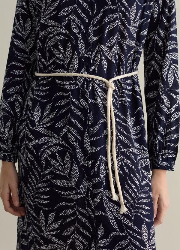 Ovs Vestito Chemisier Con Cintura A Cordino