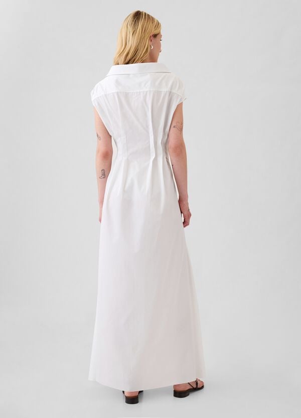 Ovs Vestito Chemisier In Popeline By Zac Posen