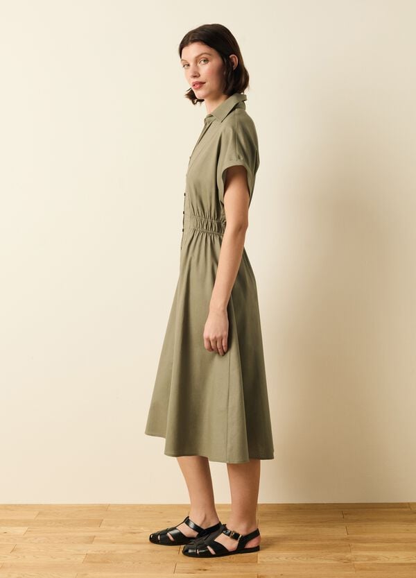 Ovs Vestito Chemisier Maniche Corte