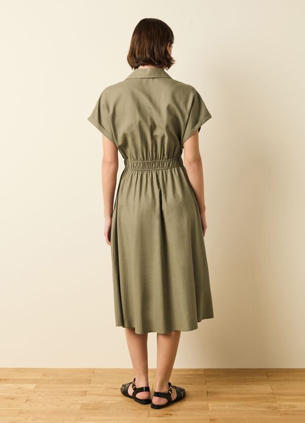 Ovs Vestito Chemisier Maniche Corte