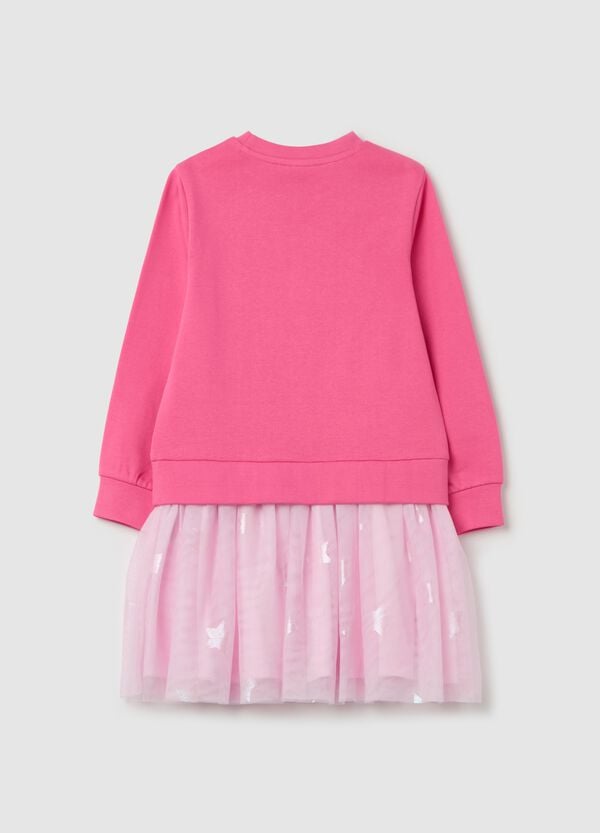 Ovs Vestito Con Gonna In Tulle E Stampa Minnie