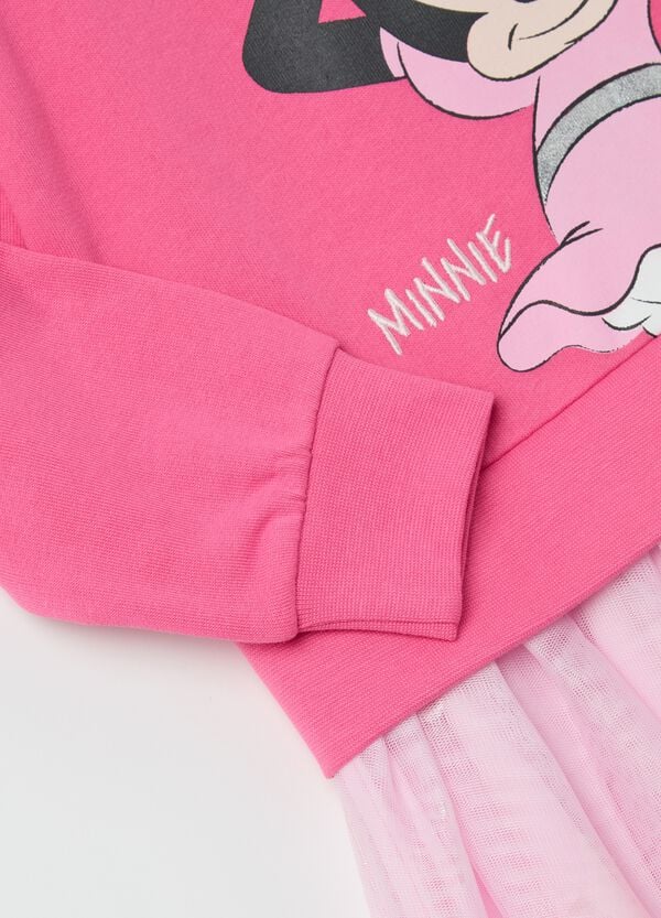 Ovs Vestito Con Gonna In Tulle E Stampa Minnie