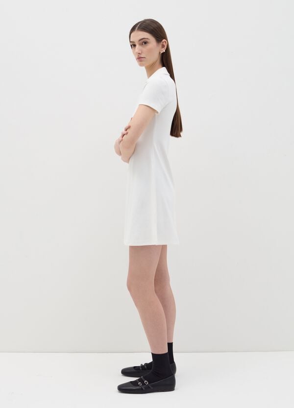 Ovs Vestito Corto Con Scollo A Polo