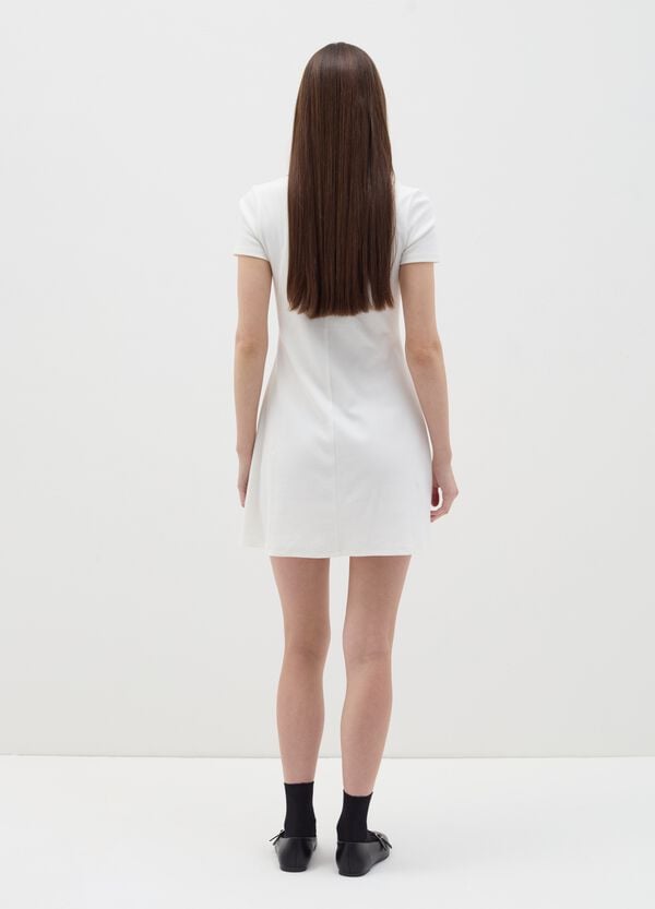 Ovs Vestito Corto Con Scollo A Polo