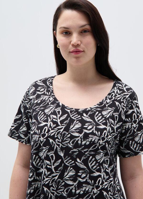 Ovs Vestito Corto Con Stampa All-over Curvy