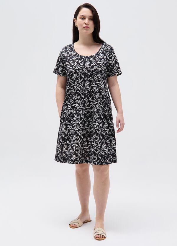 Ovs Vestito corto con stampa all-over Curvy