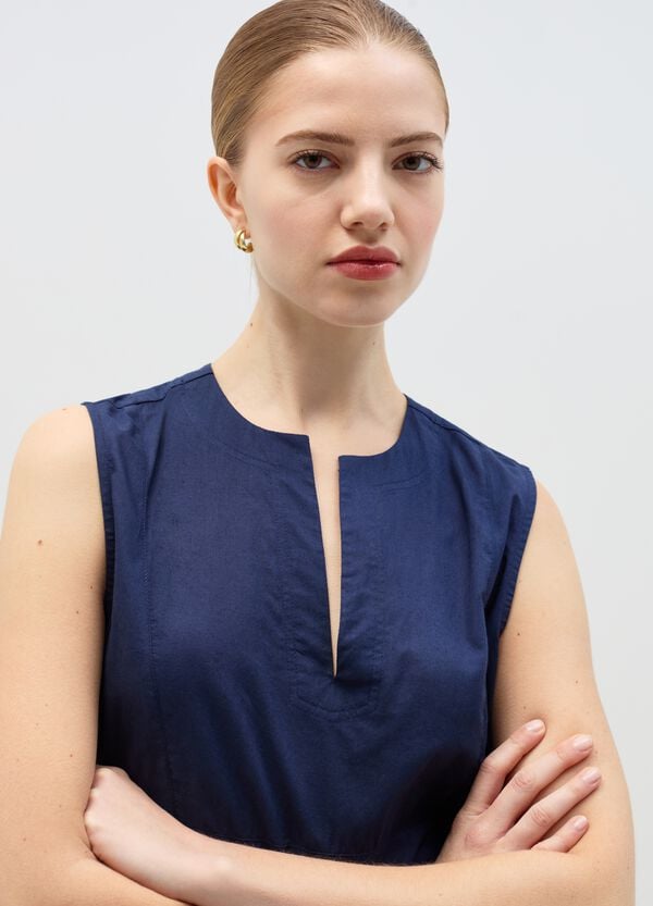 Ovs Vestito Corto Smanicato Con Balza