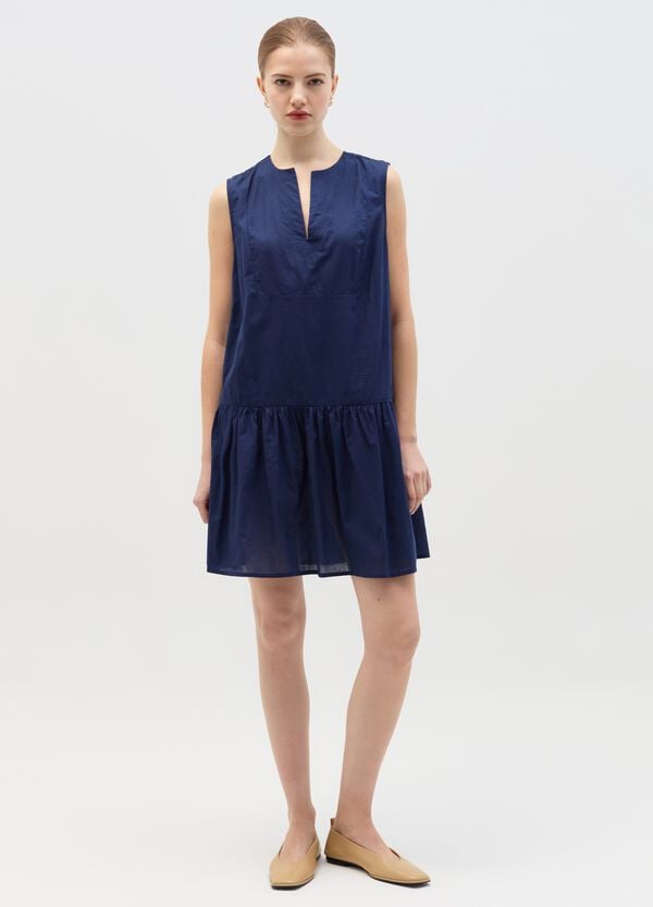 Ovs Vestito corto smanicato con balza