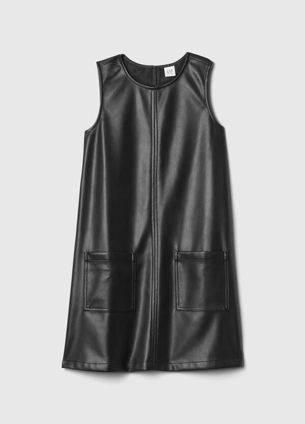 Ovs Vestito Corto Smanicato Effetto Lucido