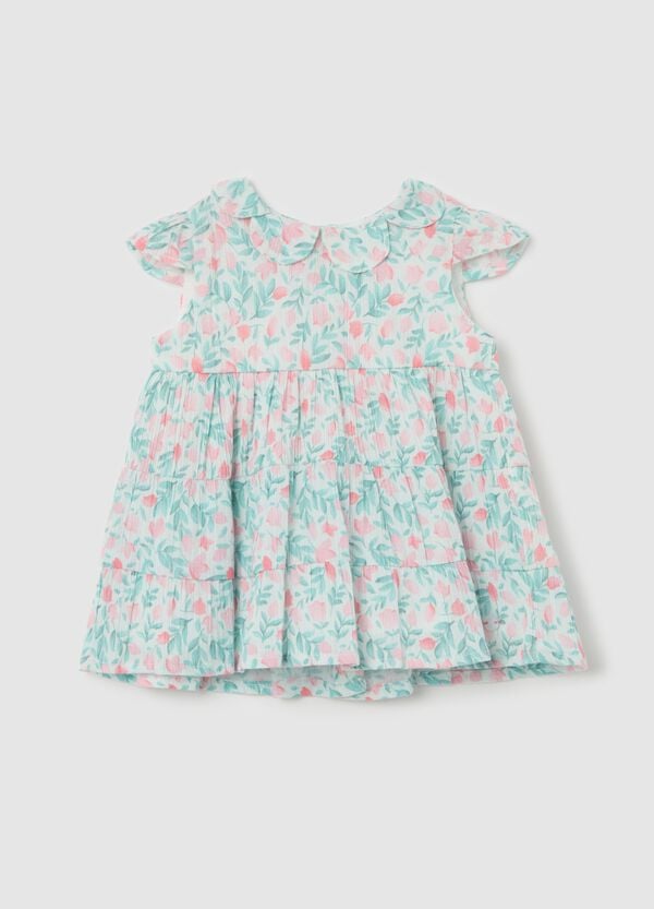 Ovs Vestito crinkle con stampa tulipani
