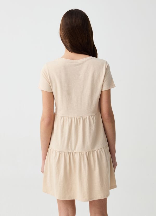 Ovs Vestito Essential Corto A Balze