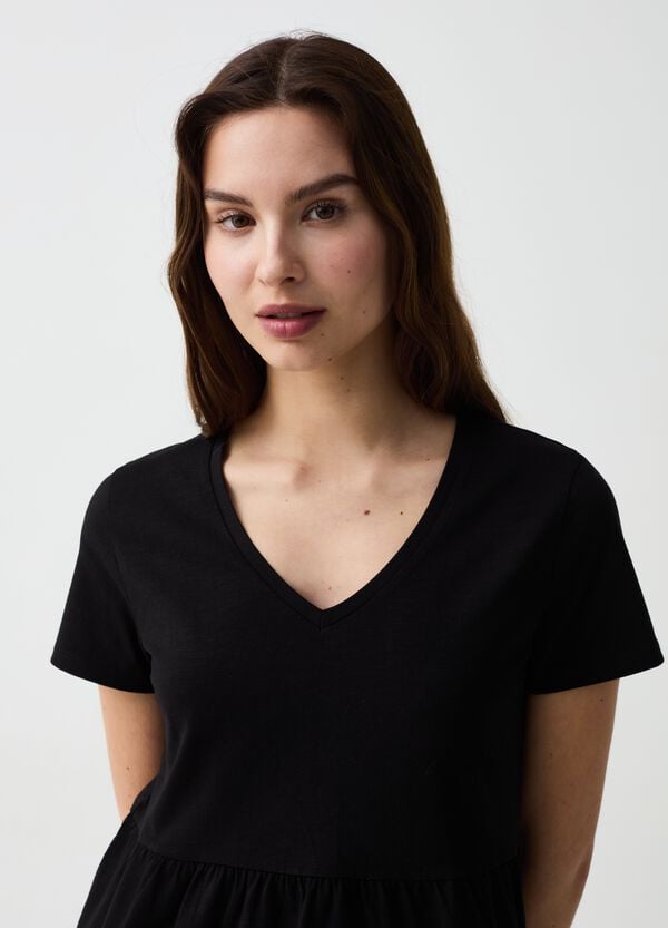 Ovs Vestito Essential Corto A Balze