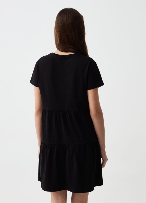 Ovs Vestito Essential Corto A Balze